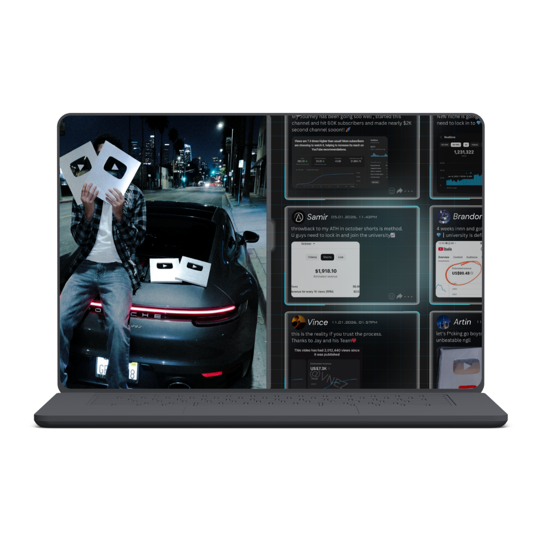 YOUTUBE AUTOMATION MASTERCLASS